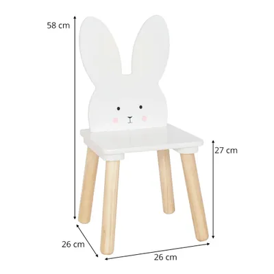 Produktbild von Jabadabado Hasenstuhl Beige  Beige One Size