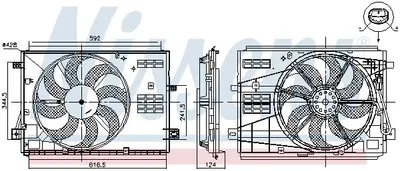 Immagine prodotto di NISSENS 85973 Ventola del radiatore