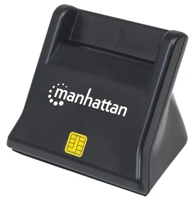 Image de MANHATTAN USB2.0-Smartcard/SIM-Kartenlesegerät mit Standfuß