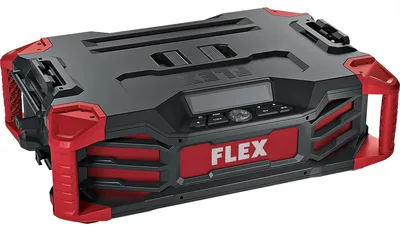 Imagen del producto de Radio digital para obras FLEX RD SP 12/18/230, compatible con baterías de 12 y 18V