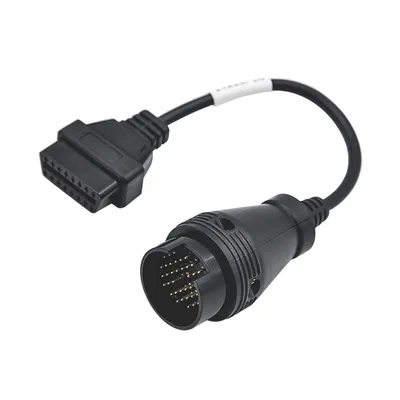 Produktbild von Trade-Shop OBD1 38Pin auf 16Pin OBD2 Interface Diagnose Adapterkabel kompatibel mit Iveco LKW Truck Fahrzeug mit 38-Pin Diagnoseanschluss