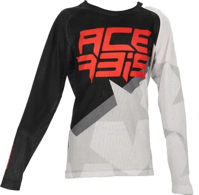 Produktbild von Acerbis MX J-Windy 1 Kinder Motocross Jersey, weiß/schwarz, L