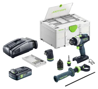 Produktbild von Festool TPC 18/4-Basic-Set Akku Schlagbohrschrauber 18 V 75 Nm Brushless + 1x Akku 4,0 Ah + Schnellladegerät + Systainer