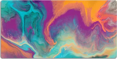 Produktbild von Schreibtischmatte Tischunterlage 120x60 cm Mauspad - Bunte Muster