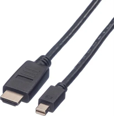 Zdjęcie produktu dla VALUE 11.99.5791, 2 m, Mini DisplayPort, Męska, Męska, Prosty, Prosty