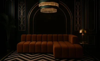 Produktbild von Kaiser Möbel Ecksofa GRAND L 295 cm, stoff Salvador, Dunkelbraun, Rechts