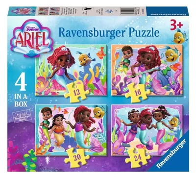 Immagine prodotto di RAVENSBURGER Ariel 4in1 (12, 16, 20, 24 pezzi)