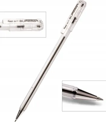 Produktbild von Pentel - Ballpen Pentel Bk77 Fine Black | Außenschachtel ein 12 Stück