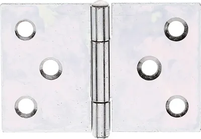 Produktbild von Alberts Scharnier | breit | galvanisch gelb verzinkt | 40 x 58 mm | 20er Set