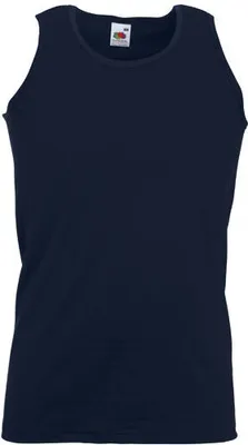 Produktbild von Fruit of the Loom - Athletic Vest - Deep Navy - XXL