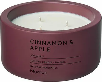 Produktbild von Blomus Duftkerze Fraga, Raumduft, Beton, Port, Duft Cinnamon & Apple, 66454