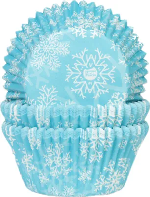 Produktbild von 50 Muffinförmchen, Schneeflocken