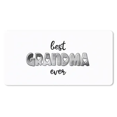 Produktbild von MuchoWow® Mauspad Mousepad Sprüche - Zitate Beste Oma aller Zeiten - Oma - Muttertagsgeschenke - schwarz-weiß 60x30 cm - Mousepads - Maus Mat - Pad - Mausunterlage - Nachhaltig