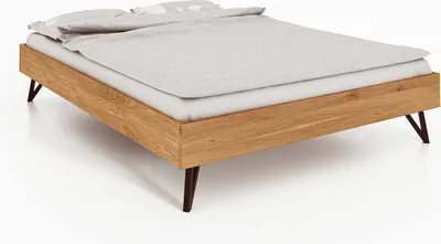 Produktbild von Bett ohne Kopfteil Eiche massiv GENT 160x200