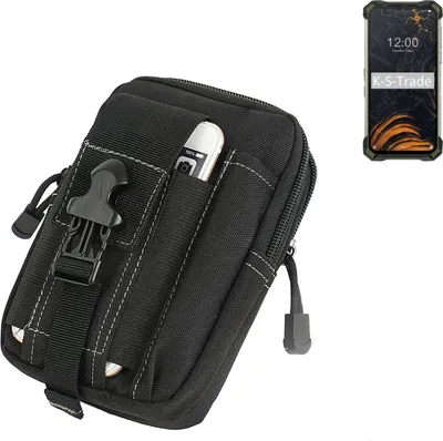Produktbild von K-S-Trade Gürtel Tasche kompatibel mit Doogee S88 Pro Gürteltasche Holster Schutz Hülle Handy Hülle Smartphone outdoor Handy-Hülle schwarz