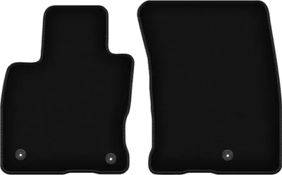 Image de Wielganizator Tapis avant de sol velours sur-mesure pour Ford Kuga MK3 (2019-, SUV) noir, jeu 2 pièces, fixations