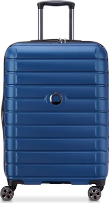 Image de DELSEY PARIS trolley Shadow 5.0 4DR Cabin Trolley 66 Blue bleu