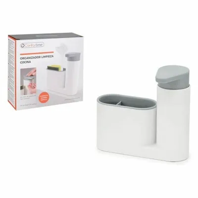 Obrázok produktu pre Organizér Confortime Biela mydelnička (30,5 x 13 x 14,2 cm)