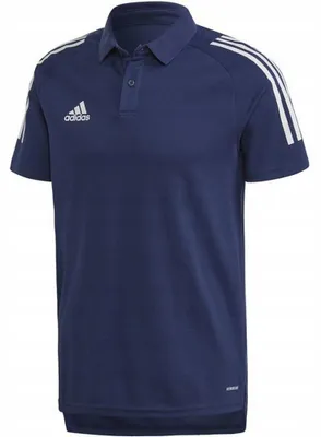 Productafbeelding van Adidas - "Condivo 20" polohemd voor heren, model PP512 (maat S) (wit/donkerblauw)