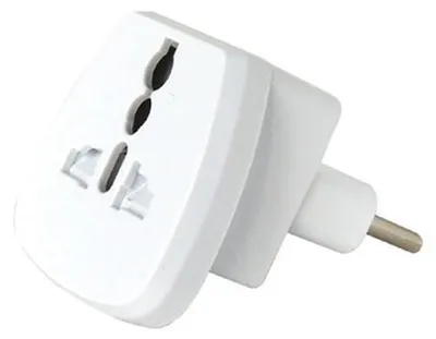 Immagine prodotto di V-TAC Adattatore singolo universale spina 10A 2P+T standard italiano bianco - sku 8747