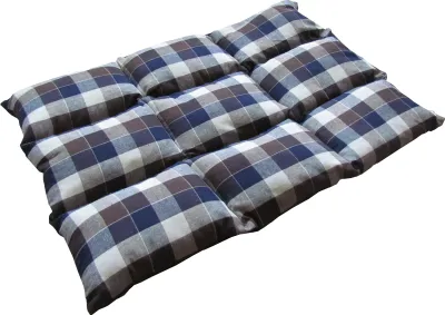 Produktbild von Hundesteppkissen - Hundebett - Ruheplatz - Schlafplatz für Hunde 88x64x7cm (Blau)