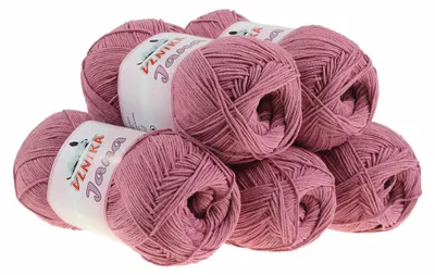 5 x 100g Strickgarn Jana altrosa