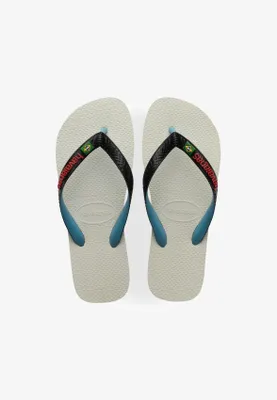 Zdjęcie produktu dla Havaianas, klapki, model 4123206 0128, seria Brasil Mix, kolor biały/czarny