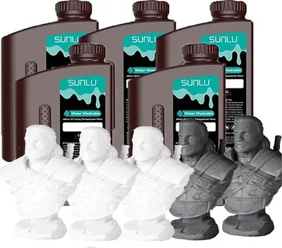 Zdjęcie produktu dla żywica do drukarek 3D, wysoka precyzja, wszechstronne zastosowania, standardowa czerń