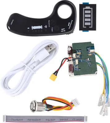 Imagen del producto de Controlador para patinetes eléctricos 4-Rad, sistema de control de tracción para patinetes eléctricos, control remoto, panel de control para motores en el buje, accesorios ESC (controlador electrónico de velocidad), sistema de tracción sinusoidal de doble motor