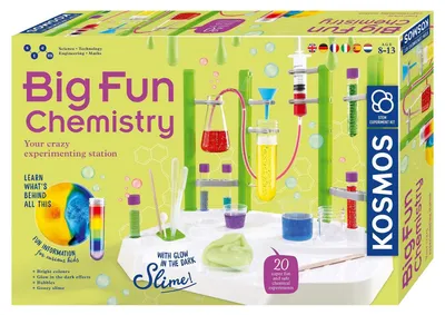 Image de KOSMOS Big Fun Chemistry, Boîte d'expérimentation, Station de chimie, Enfants, Multilingue, 616991