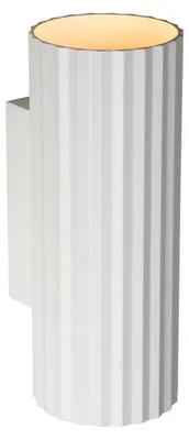 Productafbeelding van Atmooz Ribble – Wandlamp – GU10 – Wit – 18 cm – Rond – Geschikt voor woonkamer, slaapkamer en eetkamer