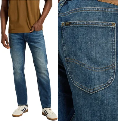 Immagine prodotto di LEE, Jeanshosen da uomo, Slim fit, LUKE, W31 L32, Blau, Jeans, baggyjeans, buggy