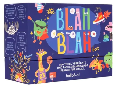 Zdjęcie produktu dla HUCH! The Blah Blah Box, Gra karciana, Rodzina, 5 lat(a), 5 min