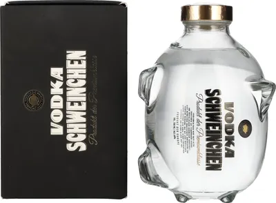Image de Prasiatko Vodka Schweinchen 40% Vol. 0,7l en boîte cadeau