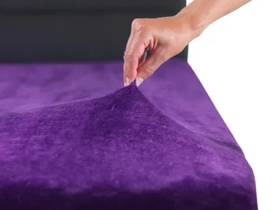 Immagine prodotto di Lenzuolo con angoli in morbido peluche, effetto cashmere, in jersey, flanella e pile, effetto Biber, colore: argento, misure: 180-200 x 200 cm