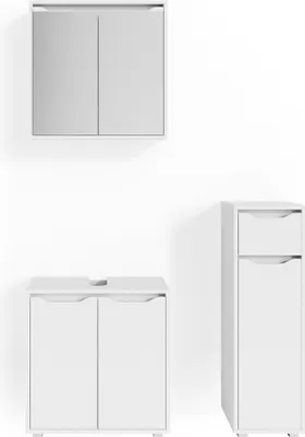 Produktbild von Badmöbel-Set Vicco Ruben Weiß 3 Teile, Model 36209