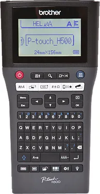 Obrázek produktu pro Brother PT-H500, QWERTY, TZe, 180 x 180 DPI, 30 mm/s, Kabel, Černá