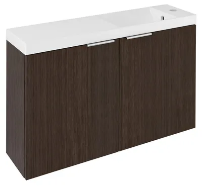 Produktbild von Sapho LATUS X Unterschrank mit Waschbecken 80x54,5x22cm, Kiefer Rustikal