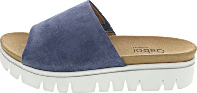 Produktbild von Gabor Comfort Damen Pantolette in Blau, Größe 7.5