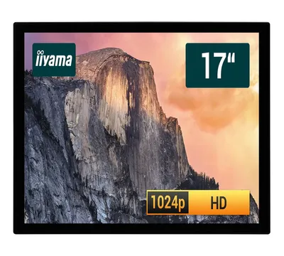 Iiyama Prolite TF1734MC-B7X 17 Zoll HD+ TFT Flachbildschirm Monitor - NEU &- Touchscreen - schwarz - 1280x1024 Pixel - VGA, HDMI & DisplayPort