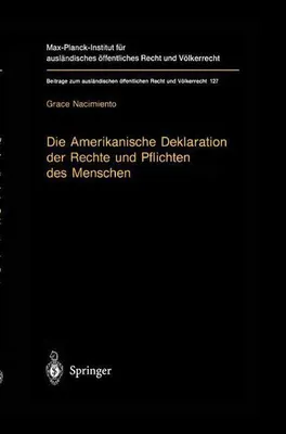 Obrázek produktu pro Die Amerikanische Deklaration der Rechte und Pflichten des Menschen