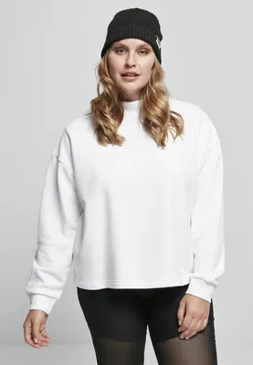 Obrázek produktu pro Urban Classics Ladies Oversized High Neck Crew white - 5XL