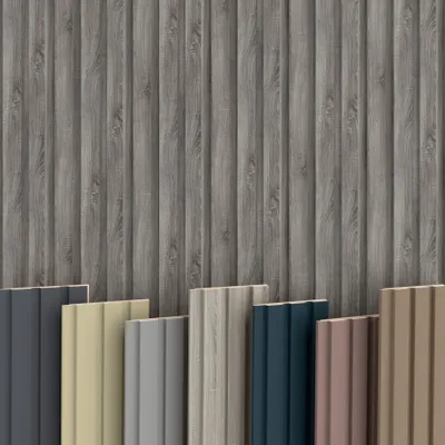 Produktbild von BEATS Lamellen 2,75m HEXIM - MDF Holz Lamellenwand Wandpaneele Lamellenverkleidung Wandverkleidung Lamellenpaneele Holzpaneele Natur (1 Paneel, Beats Standard Vintage Oak)