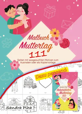 Produktbild von KitaFix Malbuch Muttertag