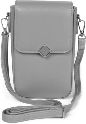 Produktbild von styleBREAKER Damen Box Bag Umhängetasche Einfarbig mit Magnetverschluss, 8 Kartenfächer mit Druckknopf, Crossbag 02012399