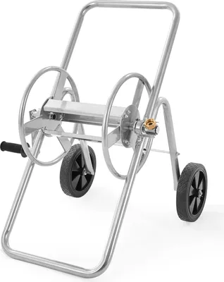 Immagine prodotto di Carrello avvolgitubo VEVOR, contiene fino a 1,5 cm x 53 m di tubo (tubo non incluso), carrello per tubi da giardino, attrezzi mobili con ruote, impianto esterno per giardino, cortile, prato