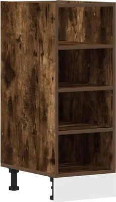 Produktbild von vidaXL Unterschrank Riga Räuchereiche 30x44,5x81,5 cm Holzwerkstoff