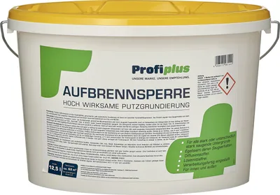 Produktbild von Profiplus Aufbrennsperre Grundierung innen und aussen pigmentiert 12,5 kg