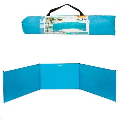 Obrázek produktu pro Skládací barevná plážová zástěna proti větru, 300 x 75 cm