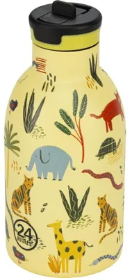 Imagen del producto de 24Bottles 1823, 330 ml, Para uso diario, , Azul, Verde, Naranja, Rojo, Amarillo, Polipropileno (PP), Acero inoxidable, Para niños, Niño/Niña